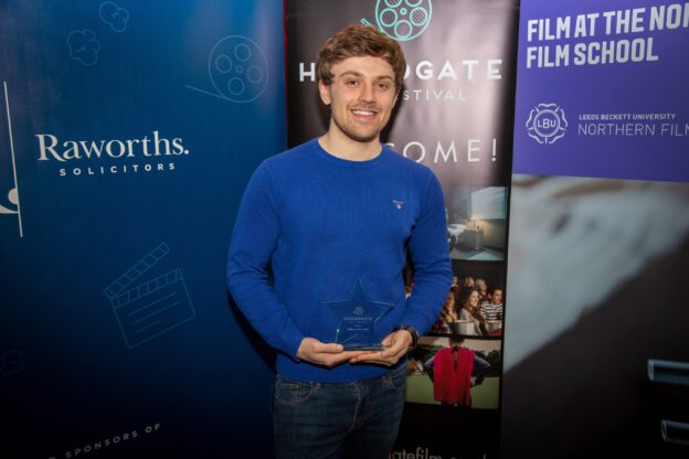 Harrogate filmmaker Lewis Robinson winner of the Audience Choice Award