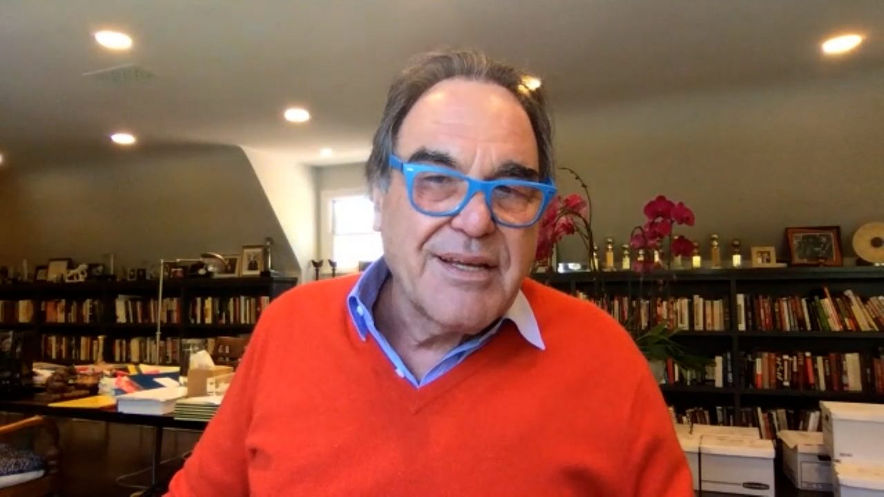Oliver Stone during his Harrogate Film Festival exclusive interview